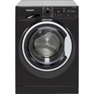 Hotpoint NSWM845CBSUKN 8kg Washing Machine with 1400 rpm - Black - B Rated, Black
