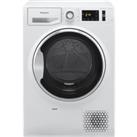 Hotpoint ActiveCare NTM118X3XBUK 8Kg Heat Pump Tumble Dryer - White - A+++ Rated, White