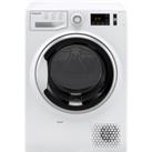 Hotpoint ActiveCare NTM1192SKUK 9Kg Heat Pump Tumble Dryer - White - A++ Rated, White