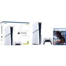 PlayStation 5 (Model Group - Slim) 1 TB with The Last of Us Part II Remastered - White / Black, Whit