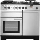 Rangemaster Professional Deluxe PDL100DFFSS/C 100cm Dual Fuel Range Cooker - Stainless Steel - A/A Rated, Stainless Steel