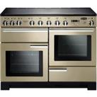 Rangemaster Professional Deluxe PDL110EICR/C 110cm Electric Range Cooker with Induction Hob - Cream 
