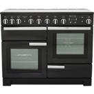 Rangemaster Professional Deluxe PDL110EIGB/C 110cm Electric Range Cooker with Induction Hob - Black 