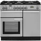 Rangemaster Professional Plus PROP100DFFSS/C 100cm Dual Fuel Range Cooker - Stainless Steel - A/A Rated, Stainless Steel