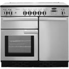 Rangemaster Professional Plus PROP100EISS/C 100cm Electric Range Cooker with Induction Hob - Stainless Steel - A/A Rated, Stainless Steel
