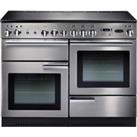 Rangemaster Professional Plus PROP110ECSS/C 110cm Electric Range Cooker with Ceramic Hob - Stainless Steel - A/A Rated, Stainless Steel