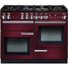 Rangemaster Professional Plus PROP110NGFCY/C 110cm Gas Range Cooker - Cranberry / Chrome - A+/A+ Rated, Red