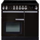 Rangemaster Professional Plus PROP90EIGB/C 90cm Electric Range Cooker with Induction Hob - Black - A