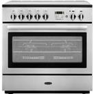 Rangemaster Professional Plus FX PROP90FXEISS/C 90cm Electric Range Cooker with Induction Hob - Stai