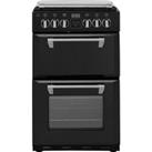 Stoves Mini Range RICHMOND550DFW 55cm Freestanding Dual Fuel Cooker - Hot Jalapeno - A/A Rated, Red