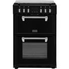 Stoves Richmond600E 60cm Electric Cooker with Ceramic Hob - Black - A/A Rated, Black