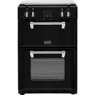 Stoves Richmond600Ei 60cm Electric Cooker with Induction Hob - Black - A/A Rated, Black