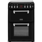 Stoves Richmond600G 60cm Freestanding Gas Cooker with Full Width Electric Grill - Black - A+/A Rated