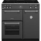 Stoves Richmond S900Ei 90cm Electric Range Cooker with Induction Hob - Black - A/A/A Rated, Black