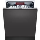NEFF N30 S153HCX02G Wifi Connected Fully Integrated Standard Dishwasher - Stainless Steel Control Pa