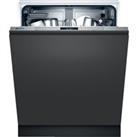 NEFF N50 S155HAX27G Wifi Connected Fully Integrated Standard Dishwasher - Stainless Steel Control Pa