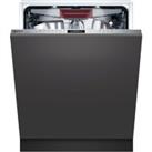 NEFF N70 S187ECX23G Wifi Connected Fully Integrated Standard Dishwasher - Stainless Steel Control Pa
