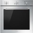Smeg Cucina SF64M3TVX Built In Electric Single Oven - Stainless Steel - A Rated, Stainless Steel