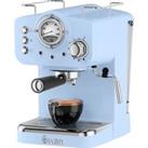 Swan Retro SK22110BLN Espresso Coffee Machine - Blue, Blue