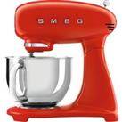Smeg 50's Retro SMF03RDUK Stand Mixer with 4.8 Litre Bowl - Red, Red