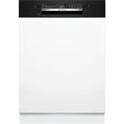 Bosch Series 2 SMI2HTB02G Integrated Standard Dishwasher - Black Control Panel with Fixed Door Fixin