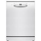 Bosch SMS2HVW67G Wifi Connected Standard Dishwasher - White - D Rated, White