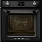 Smeg Victoria SOP6902S2PN Built In Electric Single Oven with Pyrolytic Cleaning - Black - A+ Rated, Black