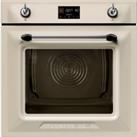 Smeg Victoria SOP6902S2PP Built In Electric Single Oven with Pyrolytic Cleaning - Cream - A+ Rated, Cream