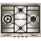 Smeg Cucina SR264XGH2 60cm Gas Hob - Stainless Steel, Stainless Steel