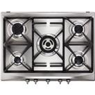 Smeg Cucina SR275XGH2 68cm Gas Hob - Stainless Steel, Stainless Steel
