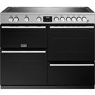 Stoves Precision Deluxe ST DX PREC D1100Ei RTY SS 110cm Electric Range Cooker with Induction Hob - S