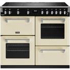 Stoves Richmond Deluxe ST DX RICH D1000Ei RTY CC 100cm Electric Range Cooker with Induction Hob - Cr