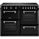 Stoves Richmond Deluxe ST DX RICH D1100Ei RTY BK 100cm Electric Range Cooker with Induction Hob - Bl