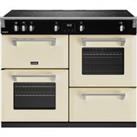 Stoves Richmond Deluxe ST DX RICH D1100Ei TCH CC 100cm Electric Range Cooker with Induction Hob - Cream - A Rated, Cream