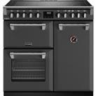 Stoves Richmond Deluxe ST DX RICH D900Ei RTY AGR 90cm Electric Range Cooker with Induction Hob - Ant