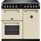 Stoves Richmond Deluxe ST DX RICH D900Ei RTY CC 90cm Electric Range Cooker with Induction Hob - Cream - A Rated, Cream