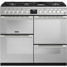 Stoves Sterling Deluxe ST DX STER D1000DF SS 100cm Dual Fuel Range Cooker - Stainless Steel - A Rate