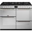 Stoves Sterling Deluxe ST DX STER D1100DF GTG SS 110cm Dual Fuel Range Cooker - Stainless Steel - A/