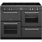 Stoves Richmond ST RICH S1100Ei MK22 ANT 110cm Electric Range Cooker with Induction Hob - Anthracite - A Rated, Black