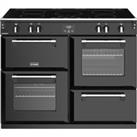 Stoves Richmond ST RICH S1100Ei MK22 BK 110cm Electric Range Cooker with Induction Hob - Black - A Rated, Black