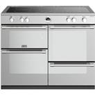 Stoves Sterling ST STER S1100Ei MK22 SS 100cm Electric Range Cooker with Induction Hob - Stainless Steel - A Rated, Stainless Steel