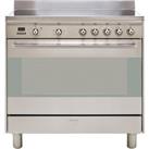 Smeg Concert SUK91CMX9 90cm Electric Range Cooker with Ceramic Hob - Stainless Steel - A Rated, Stainless Steel