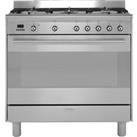 Smeg Concert SUK91MFX9 90cm Dual Fuel Range Cooker - Stainless Steel - A Rated, Stainless Steel