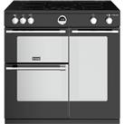Stoves Sterling S900EI 90cm Electric Range Cooker with Induction Hob - Stainless Steel - A/A/A Rated, Stainless Steel