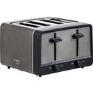 Bosch DesignLine TAT5P445GB 4 Slice Toaster - Anthracite, Black