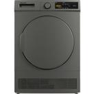 Electra TDC8101S 8Kg Condenser Tumble Dryer - Dark Silver - B Rated, Silver