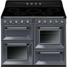 Smeg Victoria TR4110IGR2 110cm Electric Range Cooker with Induction Hob - Slate Grey - A/A Rated, Sl