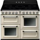 Smeg Victoria TR4110IP2 110cm Electric Range Cooker with Induction Hob - Cream - A/A Rated, Cream