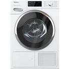 Miele EcoSpeed&Steam TWL780WP Wifi Connected 9Kg Heat Pump Tumble Dryer - Lotus White - A+++ Rat