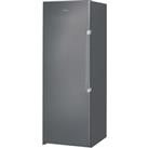 Hotpoint UH6F2CG Frost Free Upright Freezer - Graphite - E Rated, Silver